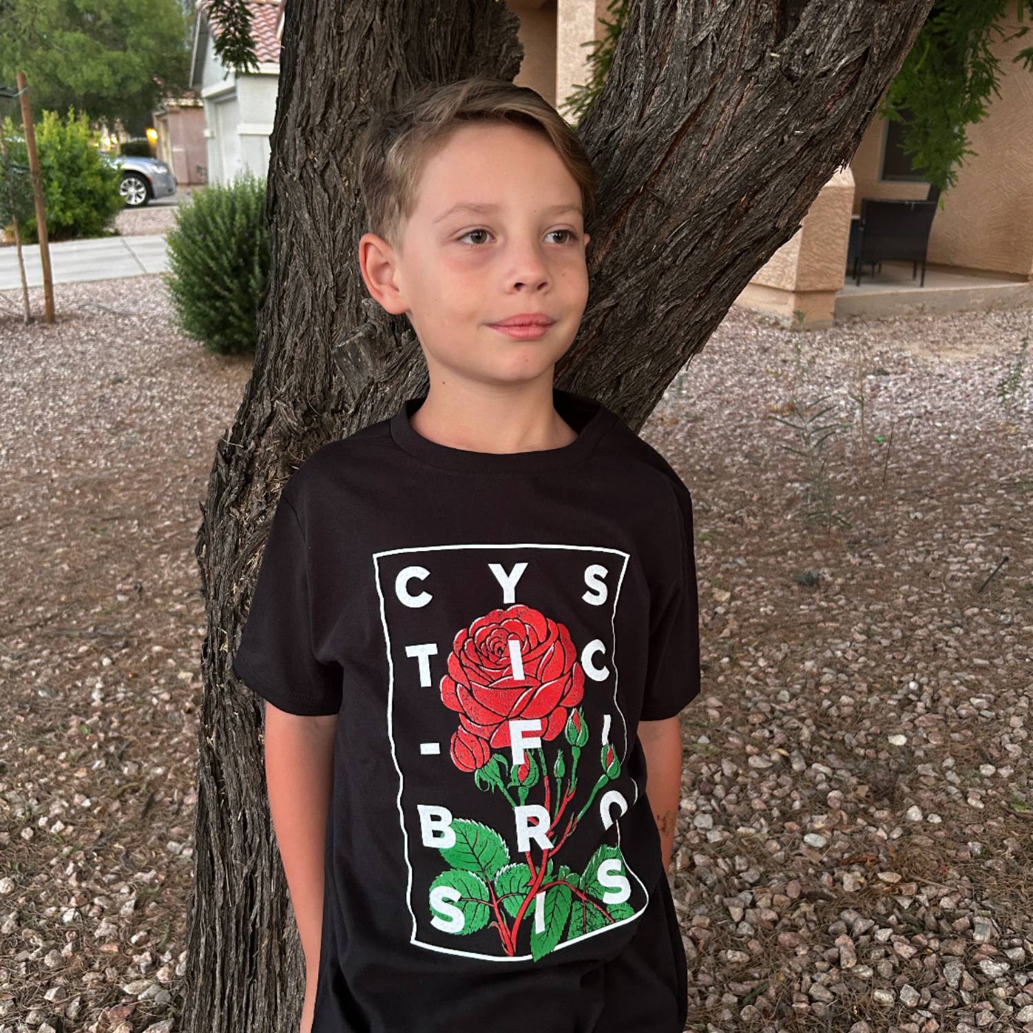 Throwback Vintage Rose V2 Youth Tee